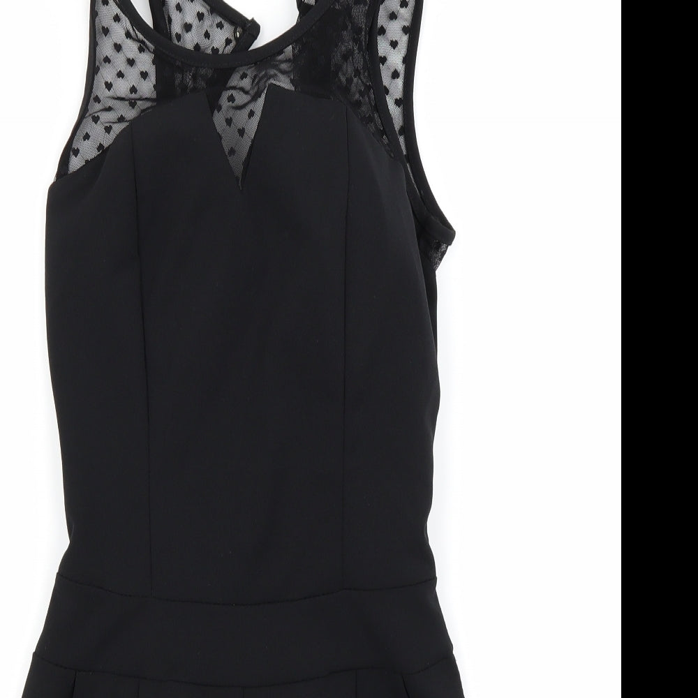 Preworn Womens Black   Shorts One-Piece Size 8