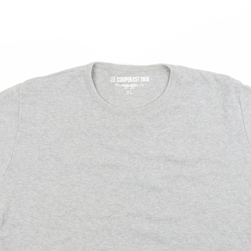 Lee Cooper Mens Grey    T-Shirt Size XL