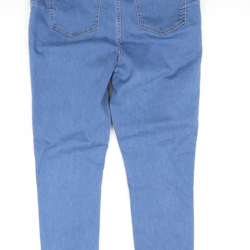 Nutmeg Womens Blue  Denim Skinny Jeans Size 14 L27 in