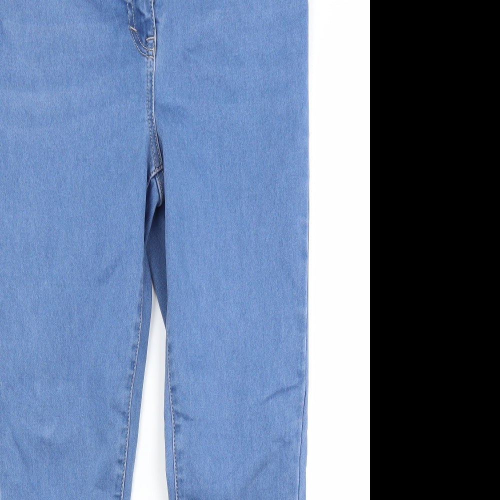 Nutmeg Womens Blue  Denim Skinny Jeans Size 14 L27 in