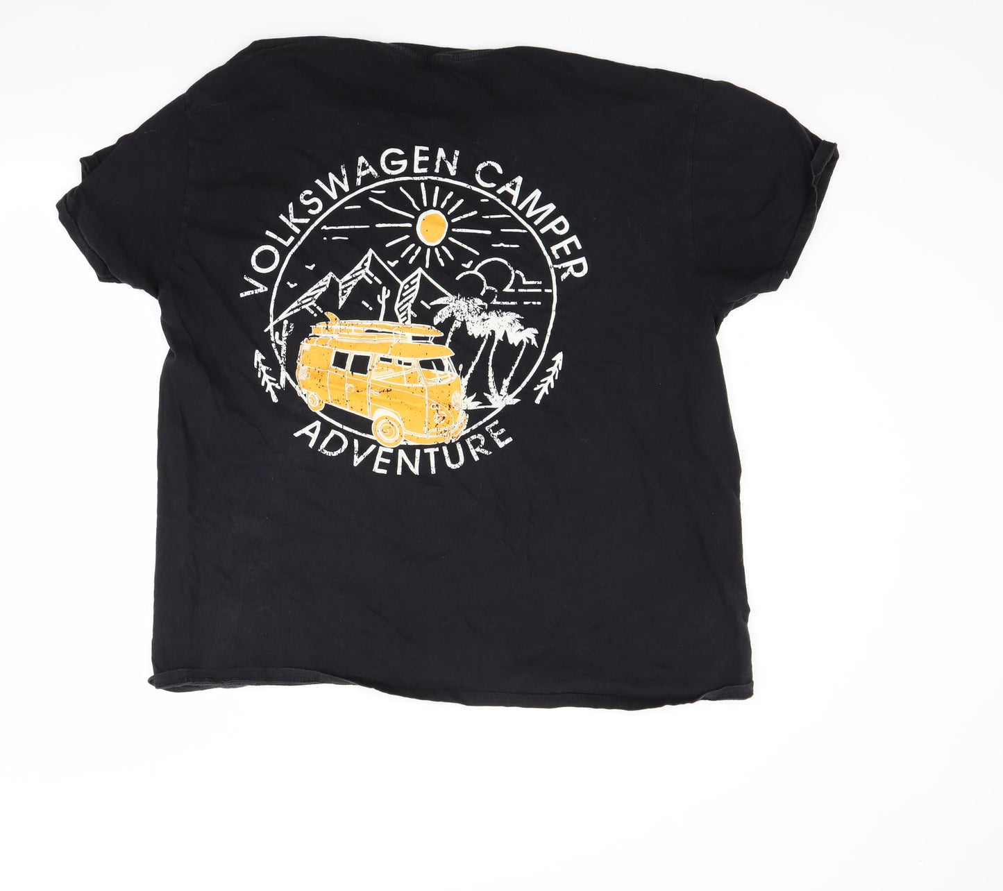 Vw Mens Black    T-Shirt Size 2XL  - VW camper