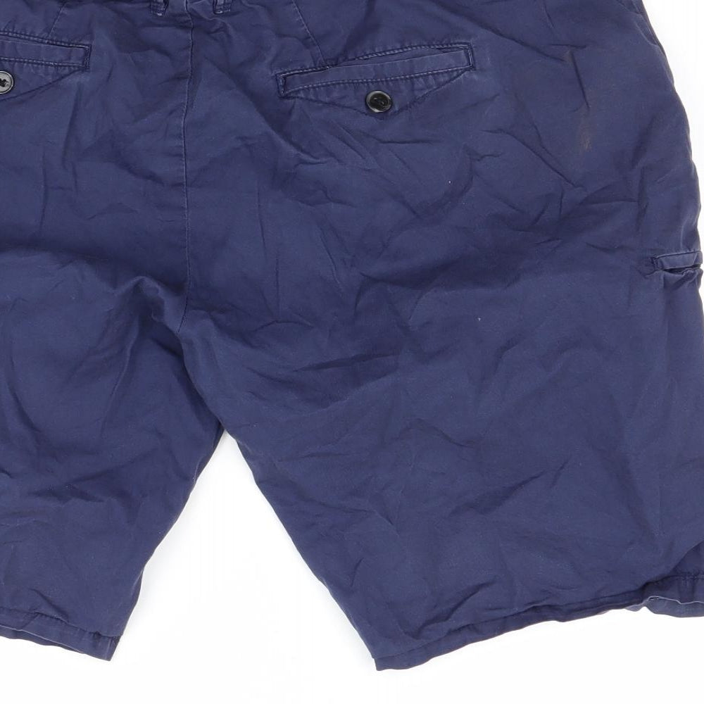 Ceader wood state Mens Blue   Chino Shorts Size 36