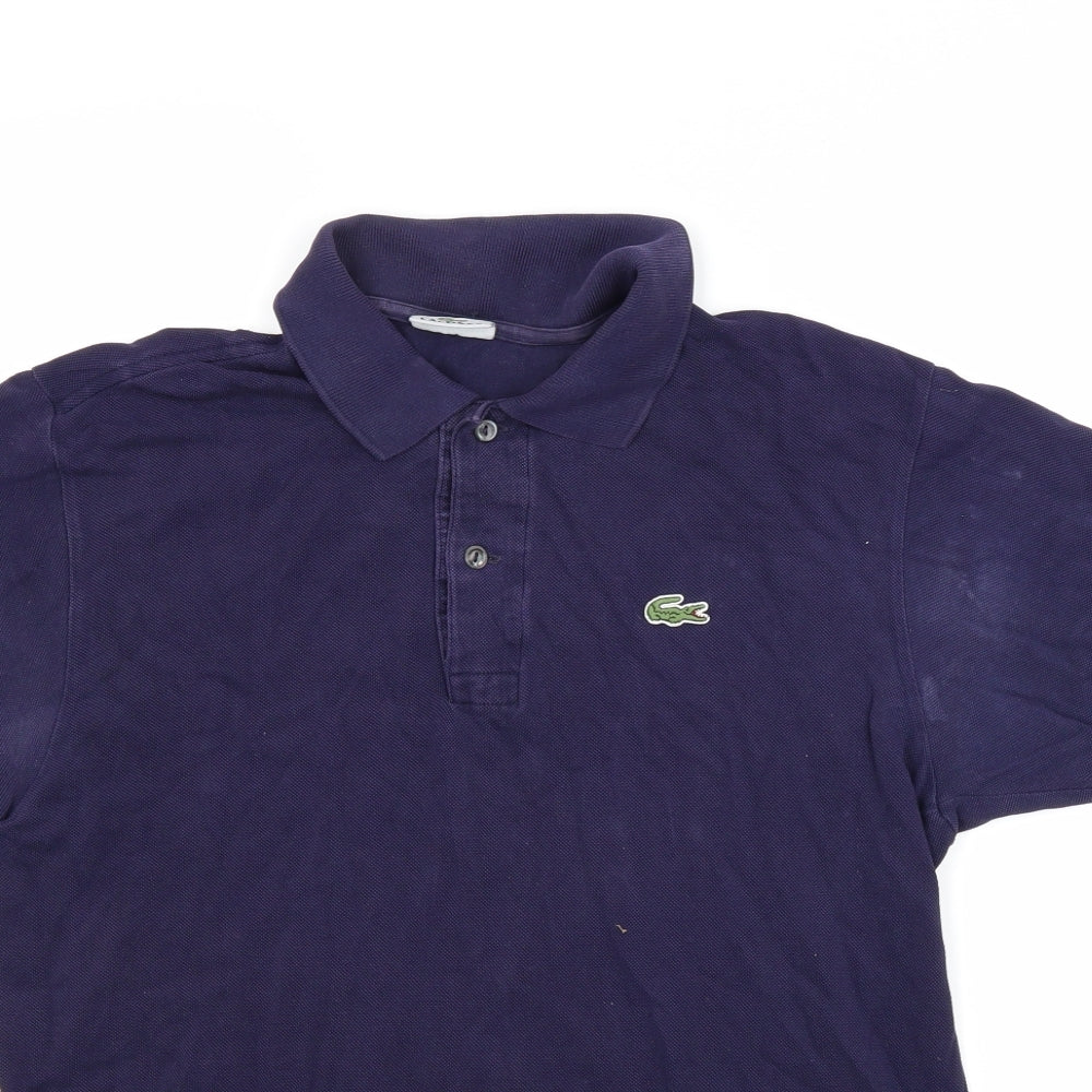 Lacoste Mens Blue    Polo Size L