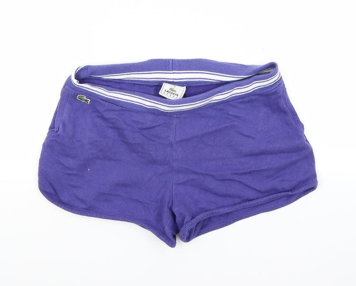 Lacoste Womens Purple   Hot Pants Shorts Size 14