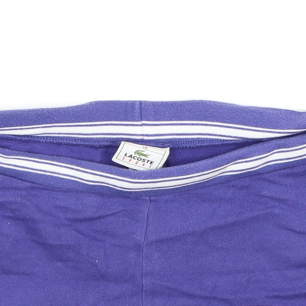 Lacoste Womens Purple   Hot Pants Shorts Size 14
