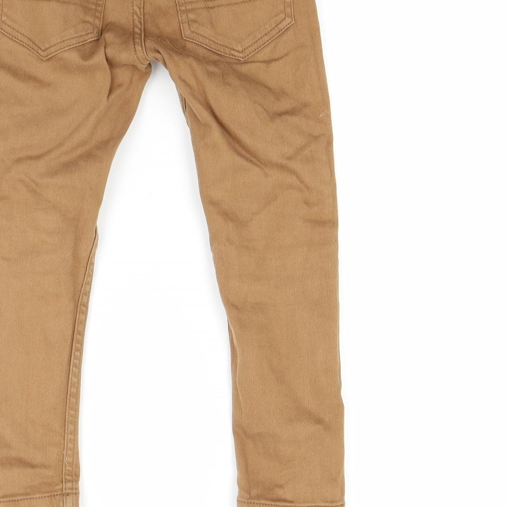 Primark Boys Brown  Denim Skinny Jeans Size 5-6 Years