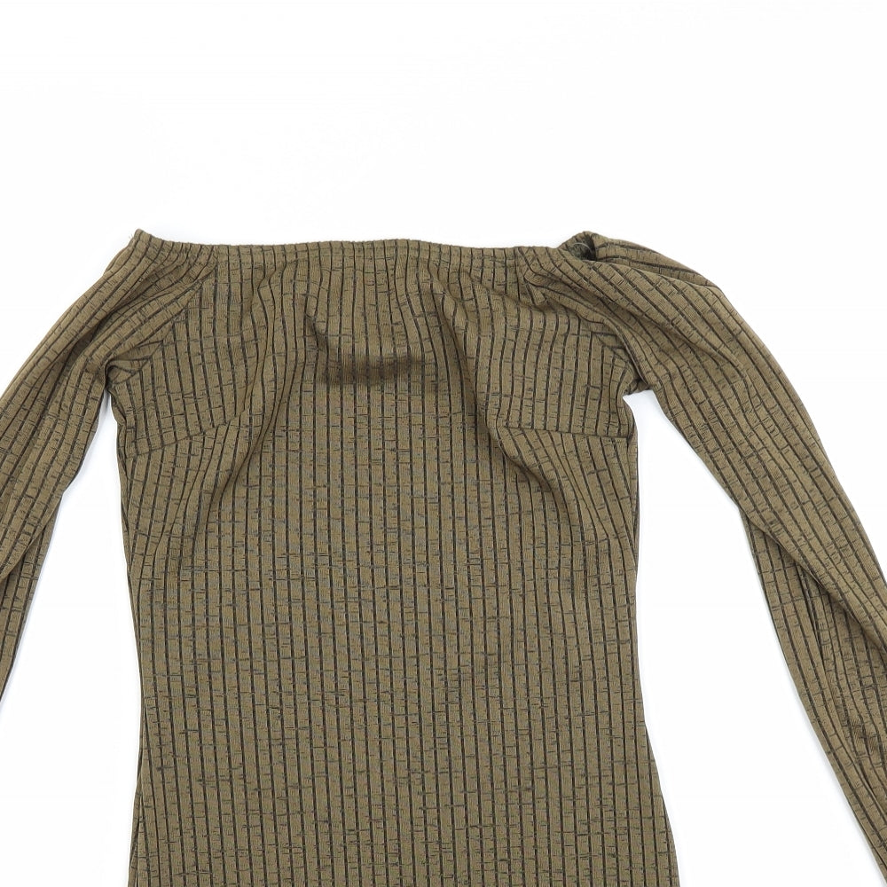 Miss Selfridge Womens Green   A-Line  Size 6