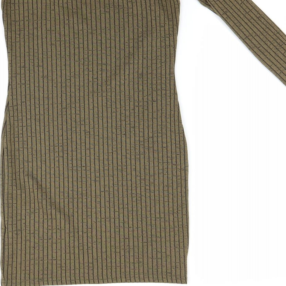 Miss Selfridge Womens Green   A-Line  Size 6