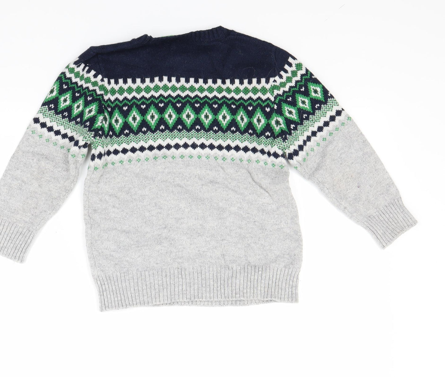 H&M Boys Grey   Pullover Jumper Size 4-5 Years