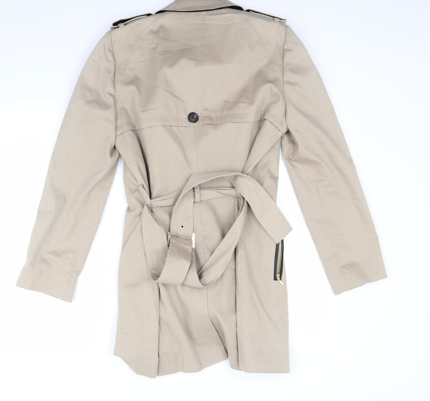 Atmosphere Womens Beige   Overcoat Coat Size 14