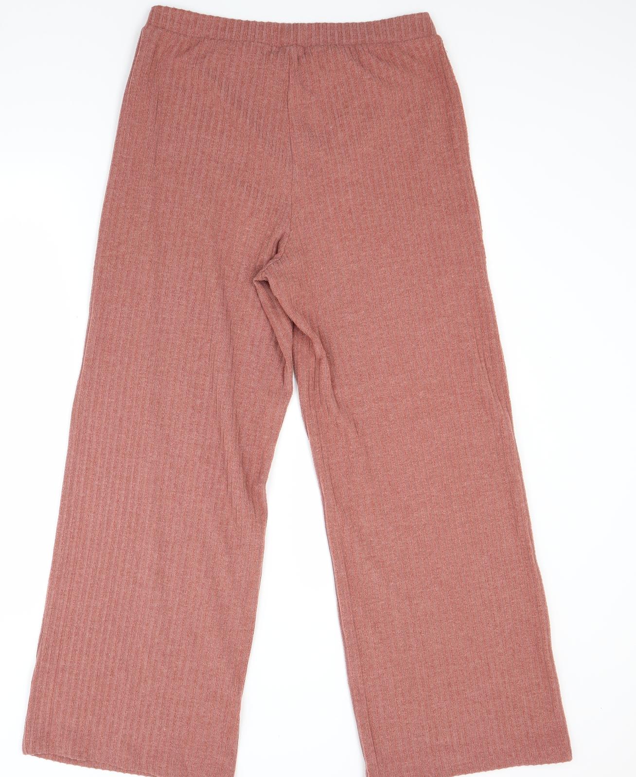 Papaya Womens Red   Jogger Trousers Size 14 L28 in