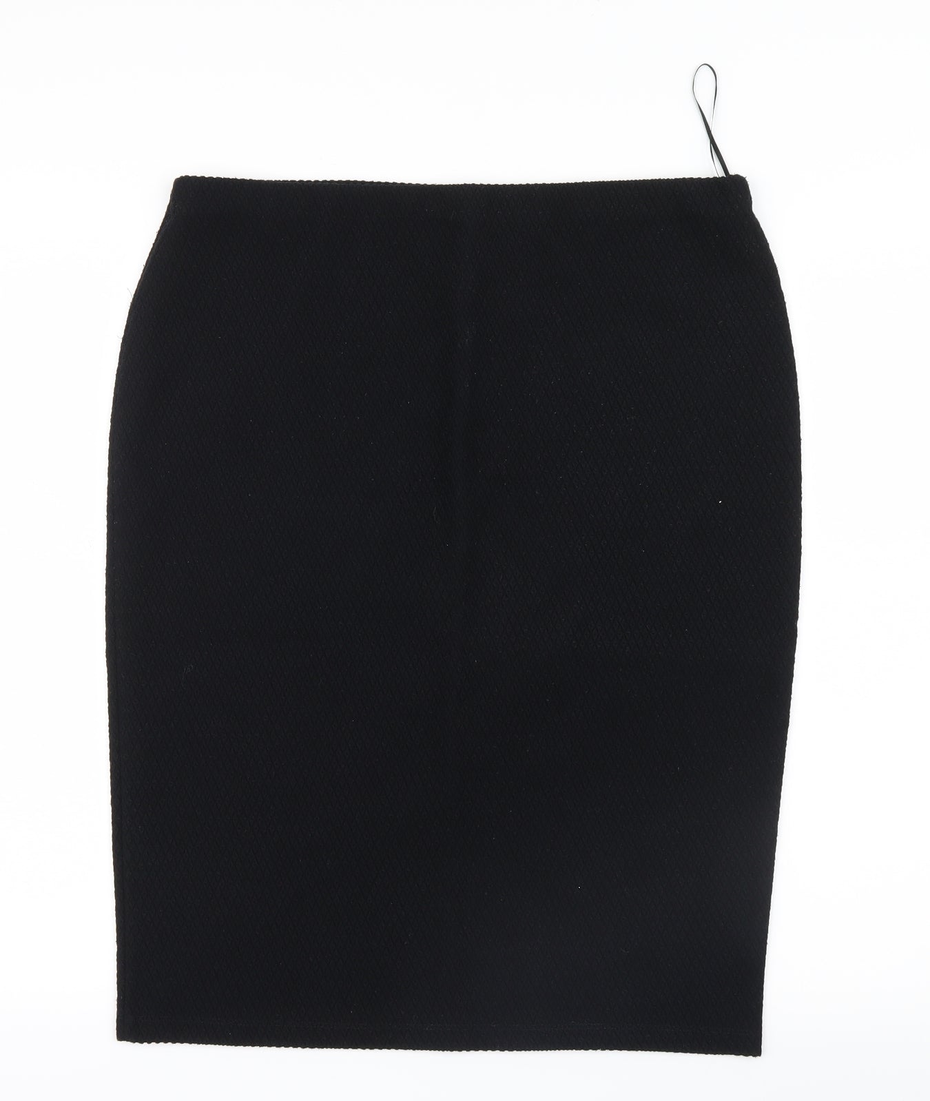 Tu  Womens Black Argyle/Diamond  Straight & Pencil Skirt Size 14