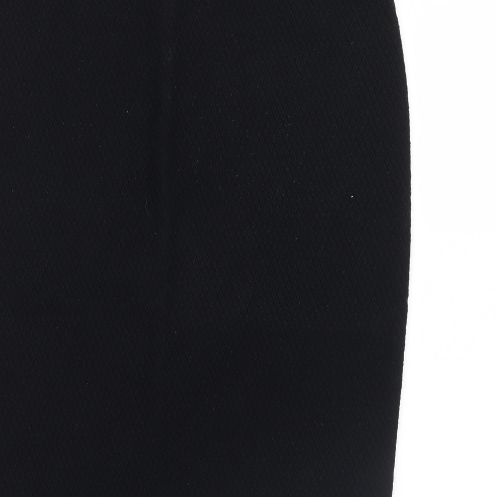 Tu  Womens Black Argyle/Diamond  Straight & Pencil Skirt Size 14