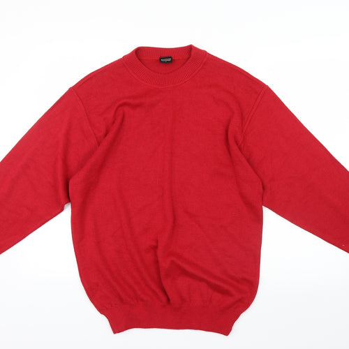 Westbury Womens Red  Knit Pullover Jumper Size S