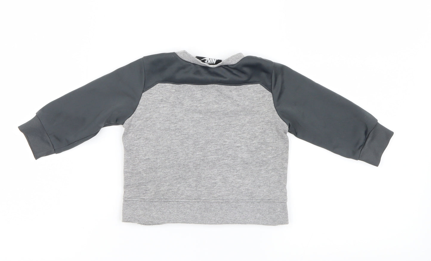 Nike Boys Grey   Pullover Jumper Size 6-9 Months