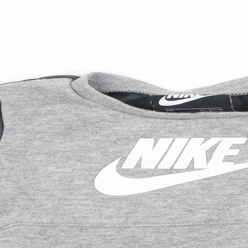 Nike Boys Grey   Pullover Jumper Size 6-9 Months