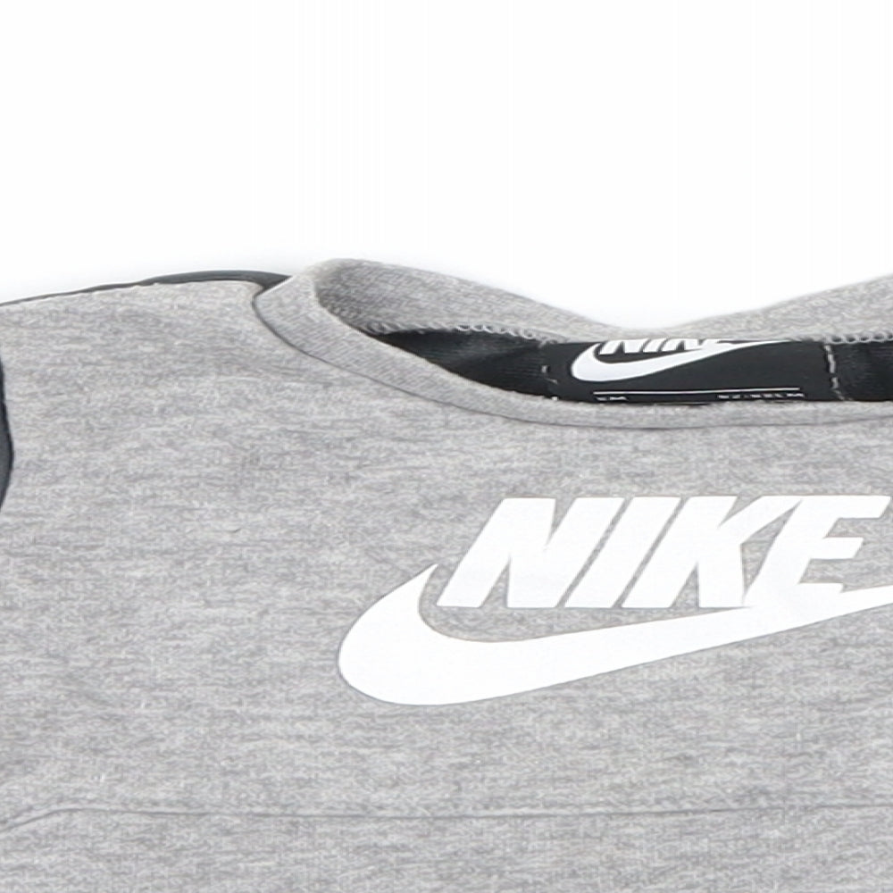 Nike Boys Grey   Pullover Jumper Size 6-9 Months