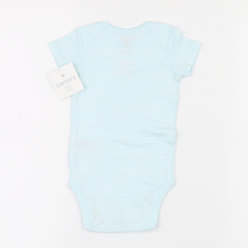 Carter's Girls Blue Striped  Babygrow One-Piece Size 3-6 Months
