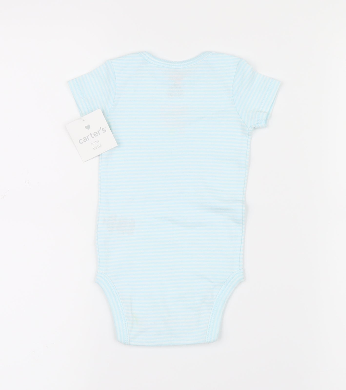 Carter's Girls Blue Striped  Babygrow One-Piece Size 3-6 Months