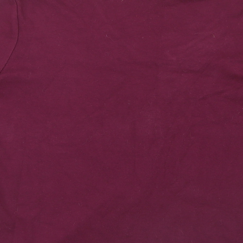 Casual Club Womens Purple  Knit Pullover Jumper Size 18