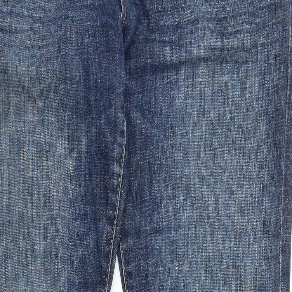Gap Womens Blue  Denim Straight Jeans Size 8 L31 in