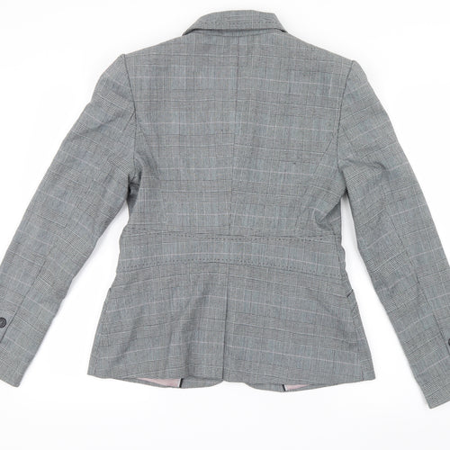 NEXT Womens Grey Check  Jacket Blazer Size 10