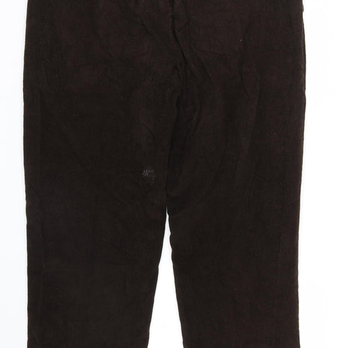 Maine Mens Brown  Velvet Trousers  Size 38 in L28 in - Short