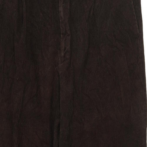Maine Mens Brown  Velvet Trousers  Size 38 in L28 in - Short