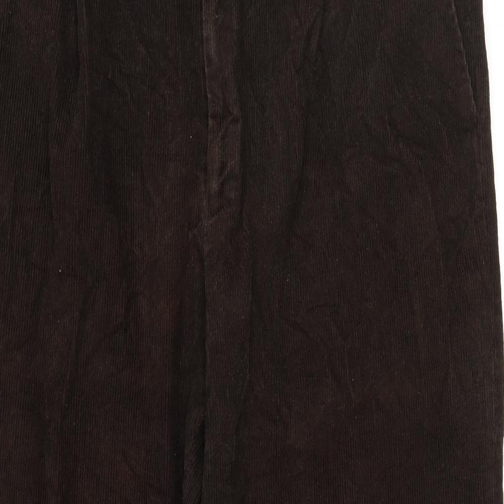 Maine Mens Brown  Velvet Trousers  Size 38 in L28 in - Short