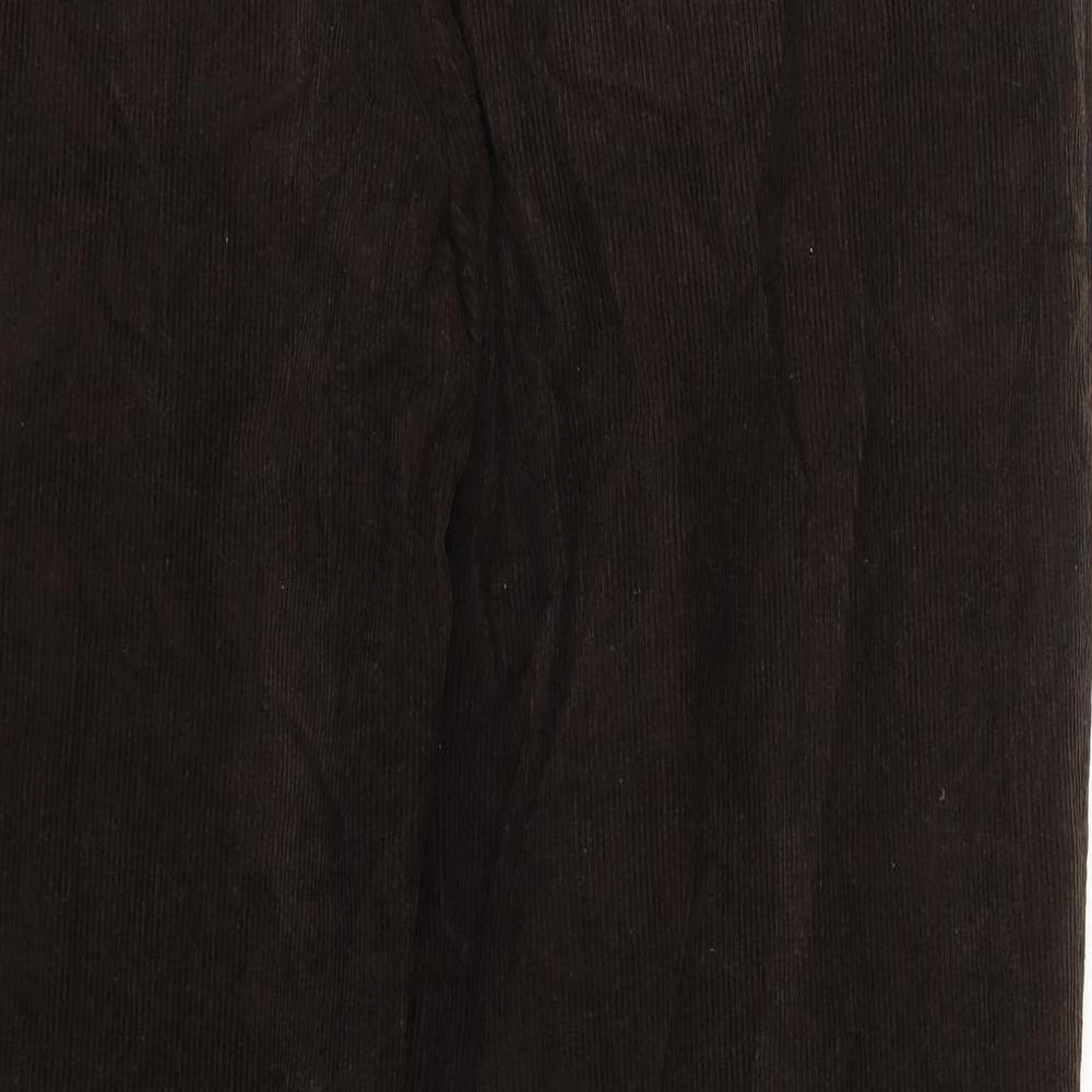 Maine Mens Brown  Velvet Trousers  Size 38 in L28 in - Short