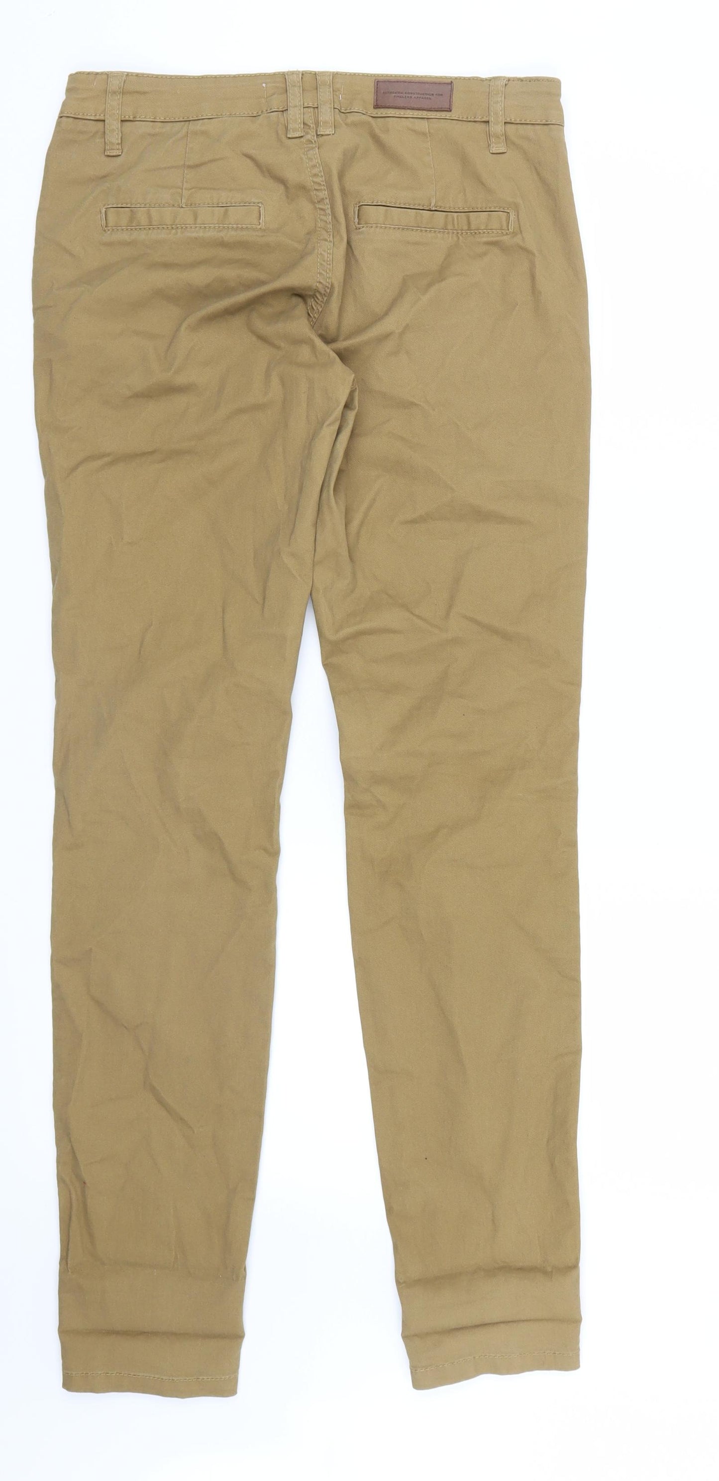 H&M Womens Brown   Straight Jeans Size 8 L31 in