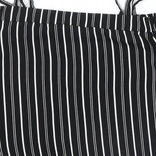 Primark Girls Black Striped  Basic Casual Size 10-11 Years