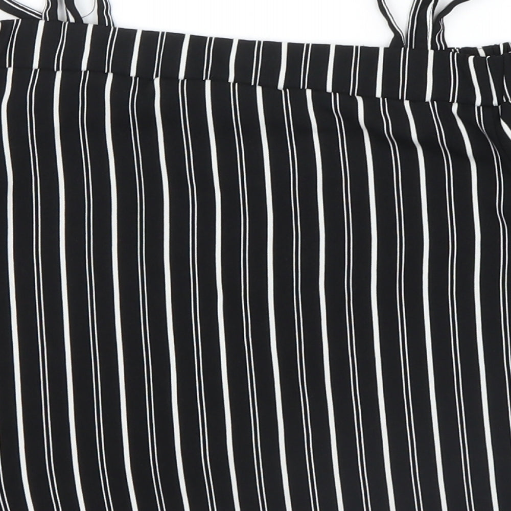 Primark Girls Black Striped  Basic Casual Size 10-11 Years