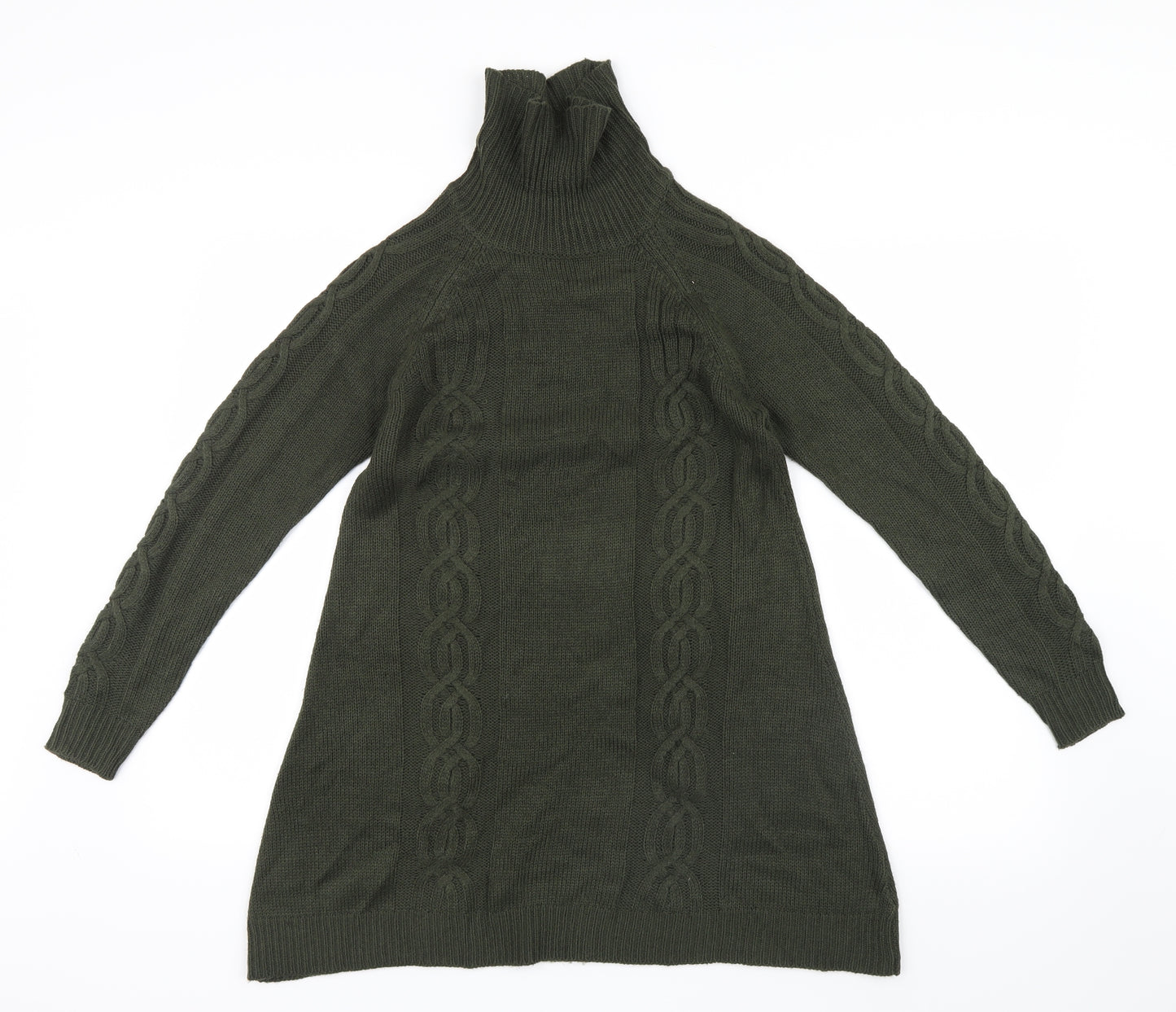 Select Womens Green  Knit Pullover Jumper Size 10