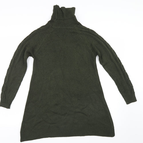 Select Womens Green  Knit Pullover Jumper Size 10