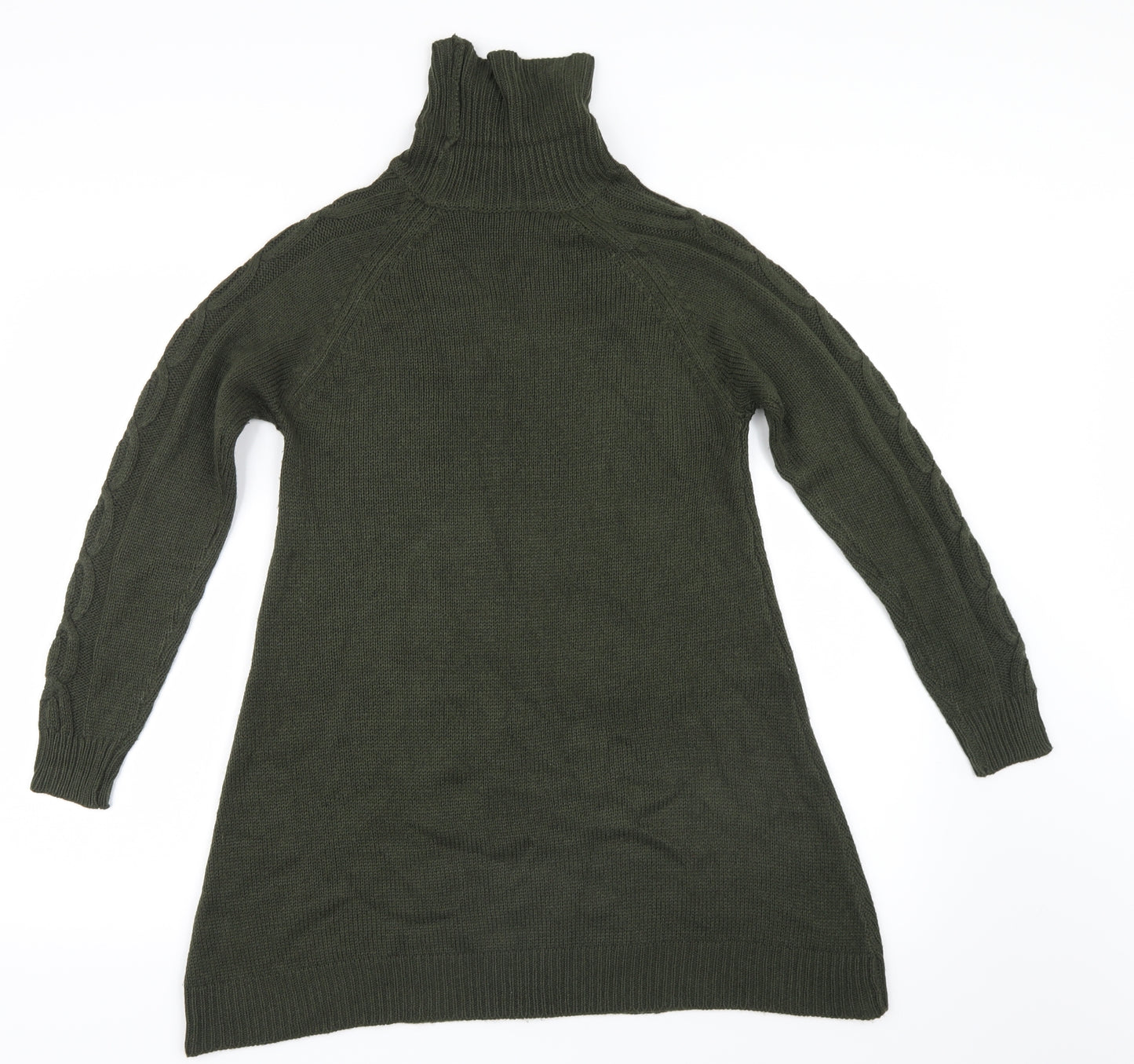 Select Womens Green  Knit Pullover Jumper Size 10