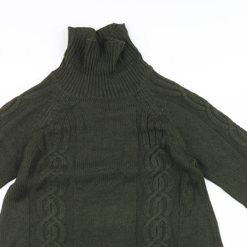 Select Womens Green  Knit Pullover Jumper Size 10