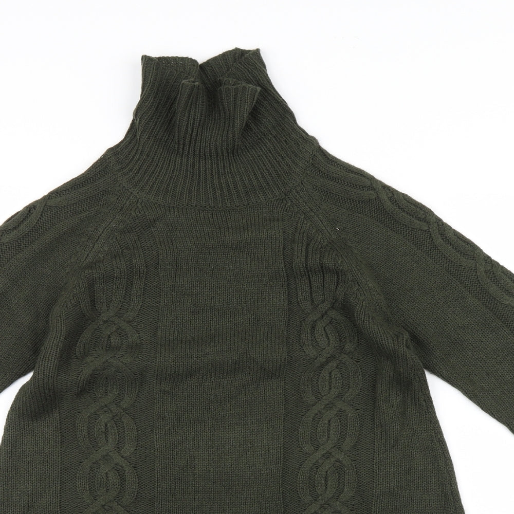 Select Womens Green  Knit Pullover Jumper Size 10