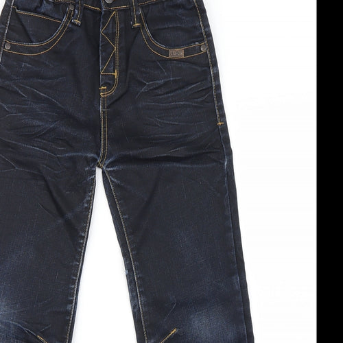 Adams Boys Blue  Denim Straight Jeans Size 9 Years