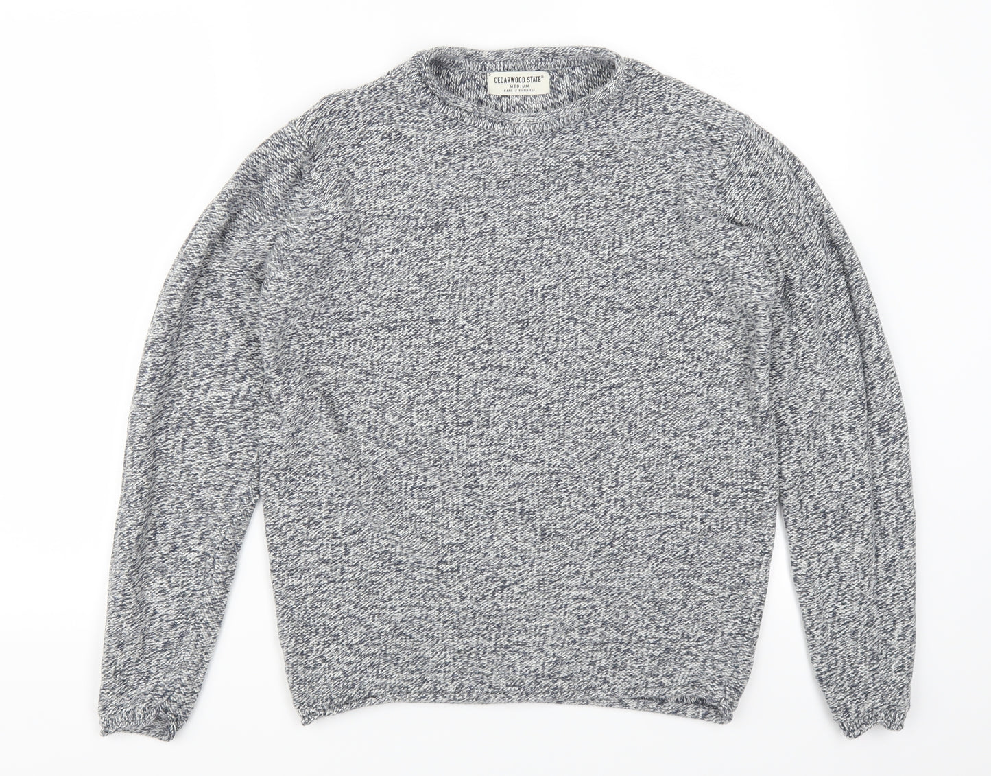 Cedarwood State Mens Grey   Pullover Jumper Size M
