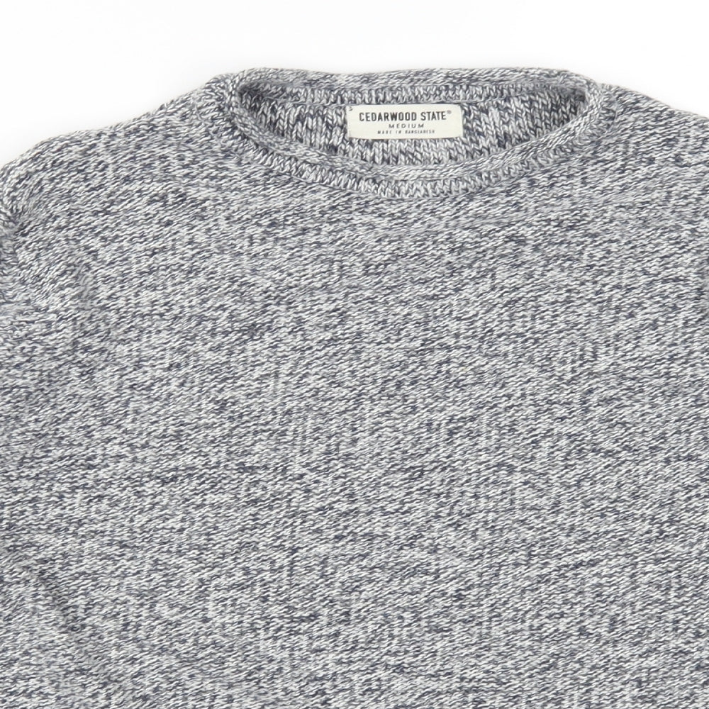 Cedarwood State Mens Grey   Pullover Jumper Size M