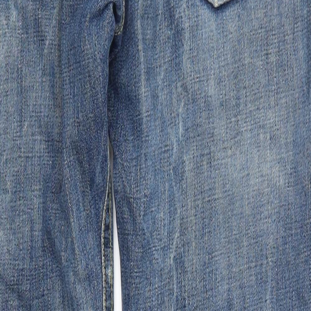 Sixty Mens Blue  Denim Straight Jeans Size 34 L34 in