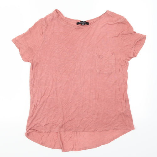 Select Womens Pink   Basic T-Shirt Size 12