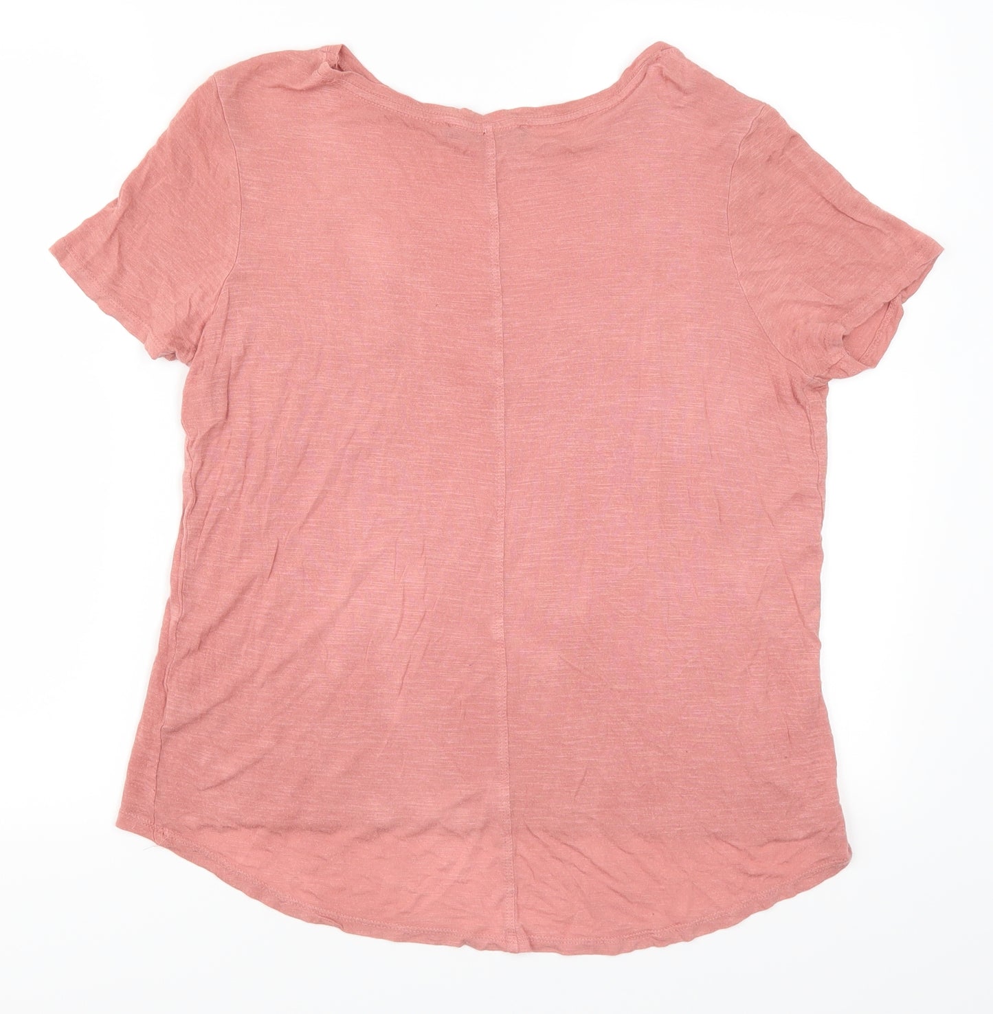Select Womens Pink   Basic T-Shirt Size 12