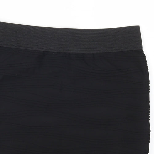 Internationale Womens Black   Mini Skirt Size 10  - TExtured