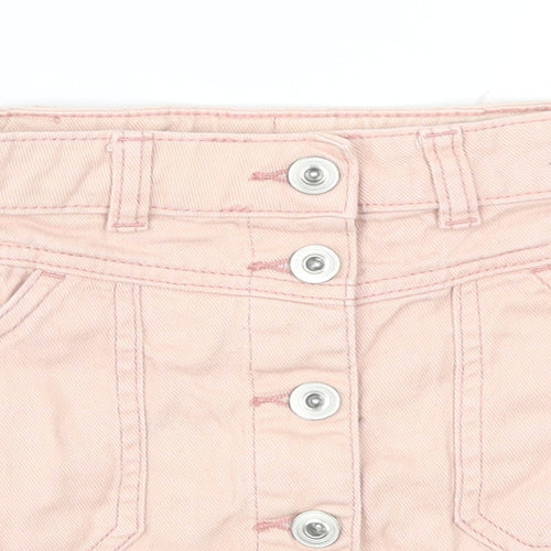 George Girls Pink  Denim Mini Skirt Size 7-8 Years