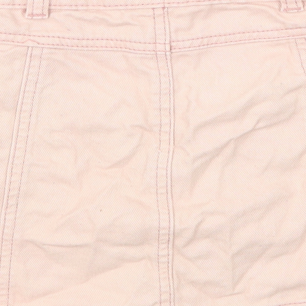 George Girls Pink  Denim Mini Skirt Size 7-8 Years