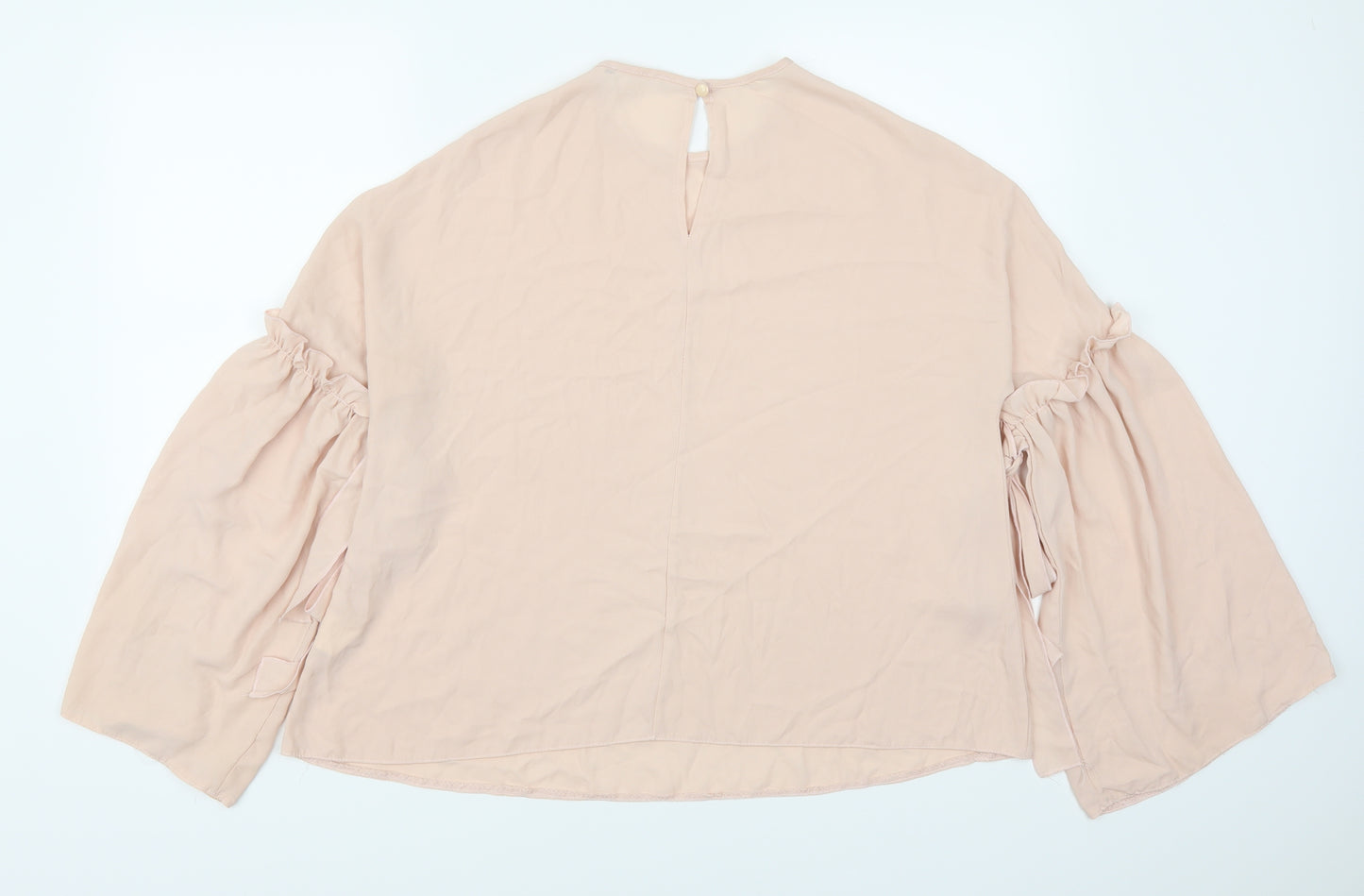 Preworn Womens Pink   Basic Blouse Size 12