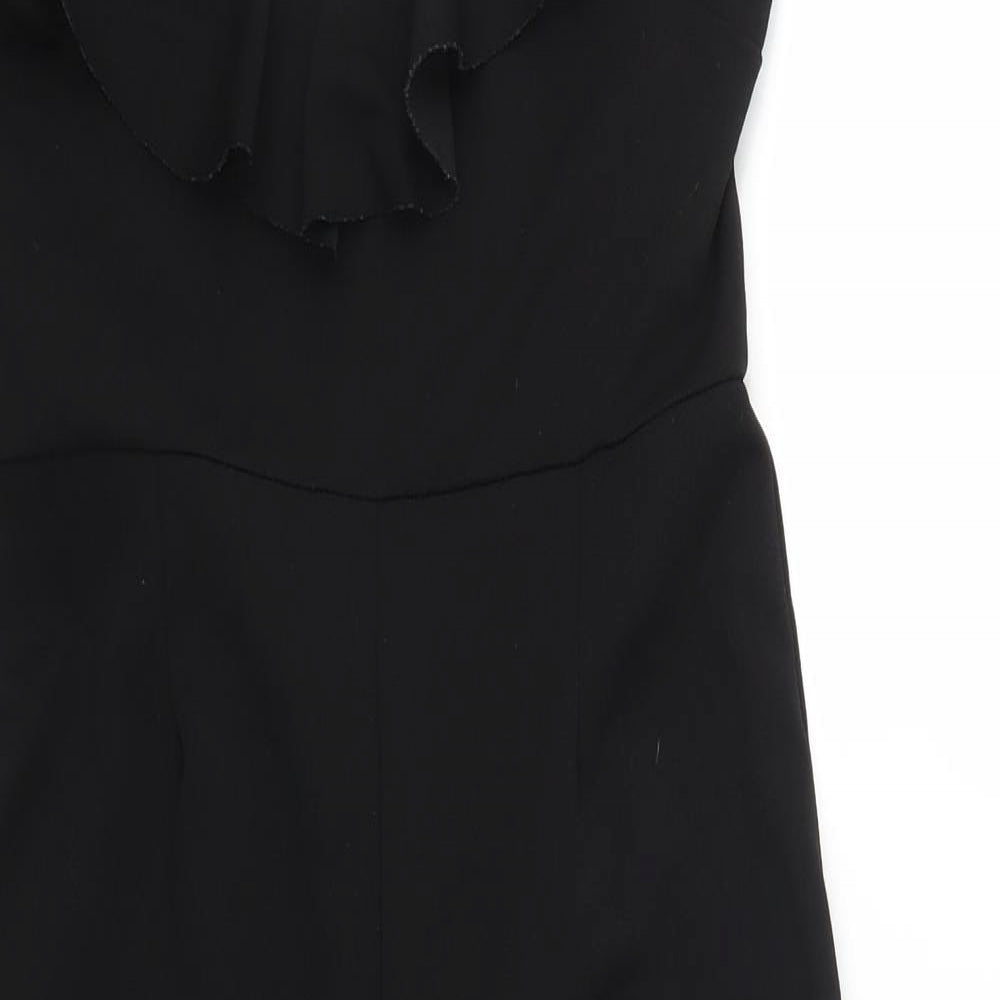 Juliet Womens Black   Jumpsuit One-Piece Size 12 L16 in