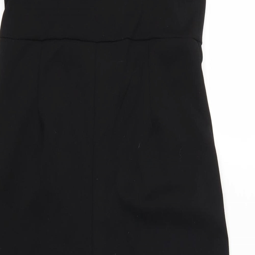 Juliet Womens Black   Jumpsuit One-Piece Size 12 L16 in